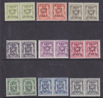 Belgie 1945 Preo 28 (1-I-45 / 31-XII-45) 9v (in Paar)  ** Mnh (32698A) - Typo Precancels 1936-51 (Small Seal Of The State)