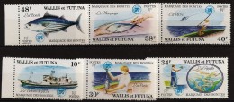 Wallis & Futuna 1979 N° 226 / 31 ** Bonite, Thon, Bateau De Pêche, Canne à Pêche, Appât, Mains, Mer, Force, Dynamomètre - Ungebraucht