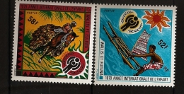 Wallis & Futuna 1979 N° 232 / 3 ** Enfance, Jeu D'enfant, Jeu De Construction, Soleil, Bateau, Cheval, Mer, Equitation - Unused Stamps