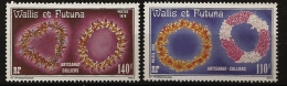Wallis & Futuna 1979 N° 241 / 2 ** Artisanat, Colliers, Accueil, Fleurs, Coquillages, Beauté, Décoration, Amour, Tiare - Ungebraucht
