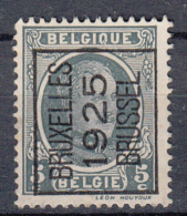 BELGIË - PREO - 1925 - Nr 122 A - BRUXELLES 1925 BRUSSEL - (*) - Typo Precancels 1922-31 (Houyoux)