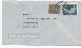 3079  Carta Aérea, Portugal  Lisboa,  C.T.T  1954 - Brieven En Documenten
