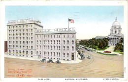 1927 Post Card Park Hotel Madison WI - Madison