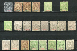 France, Guinea Reunion Acccumulation 1892 And Up Used - Used Stamps