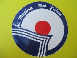 Militaire/Marine / La Marine Moij'aime / 1985-1990     ACOL104 - Autocollants