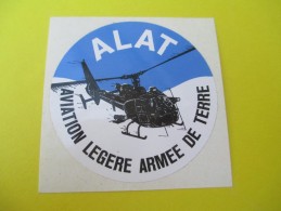 Militaire/ALAT / Aviation Légére De L'Armée De Terre/Hélicoptére/ JAC /1985-1990     ACOL106 - Aufkleber