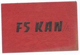 CARTE QSL FRANCE F5 KAN, RADIO AMATEUR, RADIO CLUB DE NOGENT LE ROTROU, EURE ET LOIR 28 - Radio Amateur