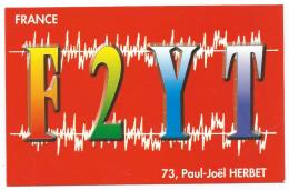 CARTE QSL FRANCE F2YT, RADIO AMATEUR, ESTREE CAUCHY, PAS DE CALAIS 62 - Radio Amateur