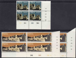 South Africa RSA - 1974 - Restoration Of Tulbagh - Complete Set Control Blocks - Neufs