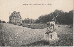 27 - DANGU - Le Château, Vue Du Parterre - Dangu