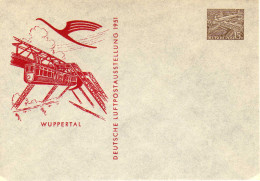 Berlin, 1951, Ganzsache, Privatumschlag PU 5 D 2, Luftpostausstellung, Flugpost [091016KIV] - Private Covers - Mint