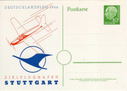 BRD, 1956, Durtschlandflug, Stuttgart, Flugpost [091016KIV] - Cartoline Private - Nuovi