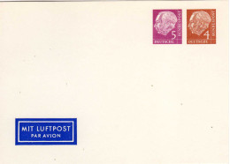 BRD, 1958, Privatganzsache, PP 11 A 1, Flugpost [091016KIV] - Cartes Postales Privées - Neuves