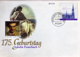 BRD, 2004, Sonderumschlag USo 80, Anselm Feuerbach, FDC [091016KIV] - Briefomslagen - Gebruikt