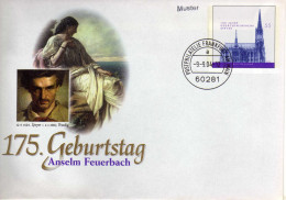 BRD, 2004, Sonderumschlag USo 80, Anselm Feuerbach, FDC [091016KIV] - Briefomslagen - Gebruikt