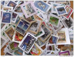 LOT 5 KILOS  TIMBRES COLLECTION ILES BRITANNIQUES MAN JERSEY GUERNESEY - Vrac (min 1000 Timbres)