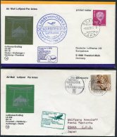 1978 Japan Lufthansa First Flight Covers (2) OSAKA / FRANKFURT - Poste Aérienne