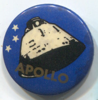 Space Cosmos Spaceship Programe - APOLLO, Vintage Pin, Badge, Abzeichen - Raumfahrt