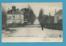 CPA 15 - Chemin De Fer Gare De MORTAGNE - Avenue De La Gare MORTAGNE 61 - Mortagne Au Perche