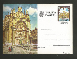 Espagne Monastére De San Esteban Salamanca Entier Postal Spain Salamanca Monastery Postal Stationery - Abdijen En Kloosters