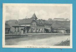 CPSM - Chemin De Fer La Gare Et Le Fort BITCHE 57 - Bitche