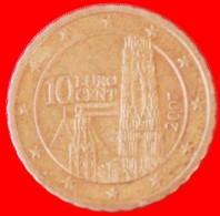 * NORDIC GOLD CATHEDRAL: AUSTRIA ★ 10 EURO CENT 2007!  LOW START ★ NO RESERVE!!! - Oesterreich