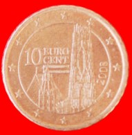 * NORDIC GOLD CATHEDRAL: AUSTRIA ★ 10 EURO CENT 2008! LOW START  NO RESERVE!!! - Autriche