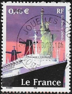N°  3473   FRANCE  - OBLITERE  -  LE FRANCE   - 2002 - Gebruikt