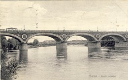 ITALIE, TORINO, Ponte Isabella, 1920, 2 Scans - Brücken
