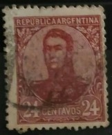 ARGENTINA 1908 -1909. General San Martin - Watermark 3,4 Or Unwatermarked. USADO - USED. - Usados