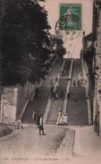 CPA GRAVILLE - 1913 - Le Grand Escalier - L.L - N° 358 - Graville