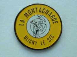 Pin´s  TIR A L´ARC - LA MONTAGNARDE BLIGNY LE SEC - Tir à L'Arc