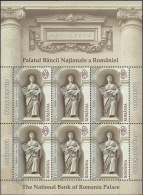 Romania 2013 / National Bank - Architecture - Allegorical Statues / Set 4 MS - Nuovi