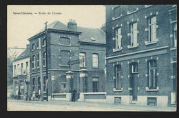 +++ CPA - ST GHISLAIN - Ecole De Chimie - Carte Animée   // - Saint-Ghislain