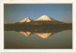 R3006 Cile - Ande - Il Vulcano Parinatoca - Cartolina Con Legenda Descrittiva - Edizioni De Agostini - Amérique