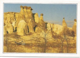 R3007 Turchia - Cappadocia - I Camini Delle Fate - Cartolina Con Legenda Descrittiva - Edizioni De Agostini - Europe