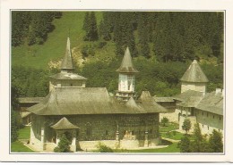 R3009 Romania - Suceava - Il Monastero Di Sucevita - Cartolina Con Legenda Descrittiva - Edizioni De Agostini - Europe