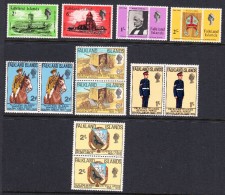 Falkland Islands 1969-70 Mint No Hinge, Sc# 184-191, SG 250-257 - Falklandinseln