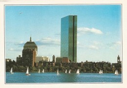 R3016 USA - Boston - Barche A Vela Sul Fiume Charles - Cartolina Con Legenda Descrittiva - Edizioni De Agostini - Amerika