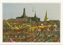 R3017 Thailand - Bangkok - Il Wat Phra Keo - Cartolina Con Legenda Descrittiva - Edizioni De Agostini - Asie