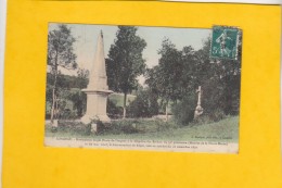 CPA -  LONGEAU - Monuments érigés Route De Langres à La Mémoire Des Soldats Du 56e Provisoire Et De Leur Chef - Le Vallinot Longeau Percey