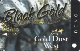 Gold Dust West Casino Reno, NV - BLANK Slot Card - No Copyright Date - Casino Cards