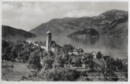 BECKENRIED → Fotokarte Mit Der Partie Südlich Der Kirche Anno 1930 - Beckenried