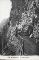 BÜRGENSTOCK → Passanten Vor Der Aufzugsstation Ca.1920  ►mit Stempel Hammetschwand Lift◄ - Altri & Non Classificati