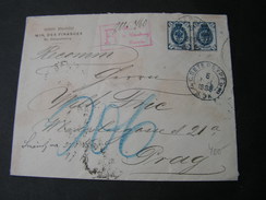 Russland  Cv. Petersburg 1888 - Brieven En Documenten