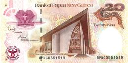 PAPUA NEW GUINEA 20 KINA BUILDING FRONT & PIG ANIMAL BACK 25TH ANN OF BANK DATED 2008 P? UNC READ DESCRIPTION - Papouasie-Nouvelle-Guinée