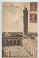 Syrie - Alep Cour De La Grande Mosquée Zakaria  Surcharge Omf 1 Piastre Sur Timbre , 1922 - Brieven En Documenten