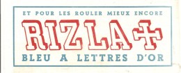 Buvard RIZLA La Croix Et Pour Les Rouler Mieux Encore Bleu à Lettres D'Or - Tobacco