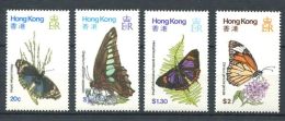 177 HONG KONG 1979 - Yvert 347/50 - Papillon - Neuf ** (MNH) Sans Charniere - Neufs