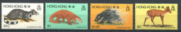 177 HONG KONG 1982 - Yvert 378/81 - AnImaux Porc Epic - Neuf ** (MNH) Sans Charniere - Ungebraucht